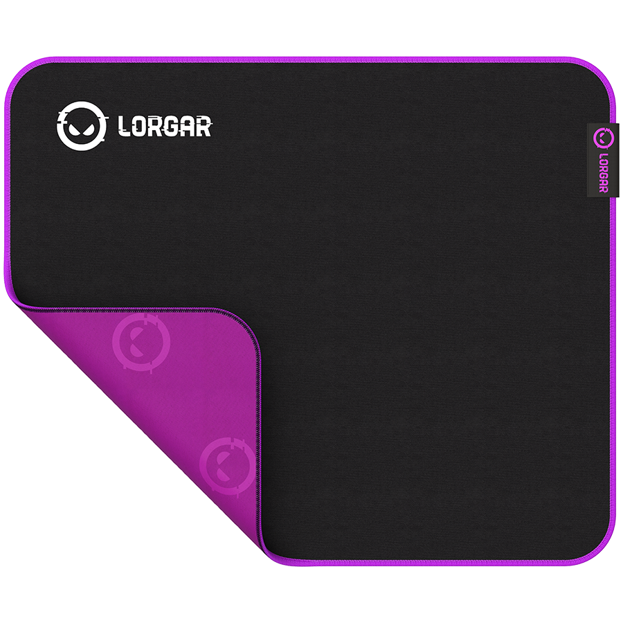 Lorgar Main 313, Gaming mouse pad, High-speed surface, Purple anti-slip rubber base, size: 360mm x 300mm x 3mm, weight 0.195kg - slika 2