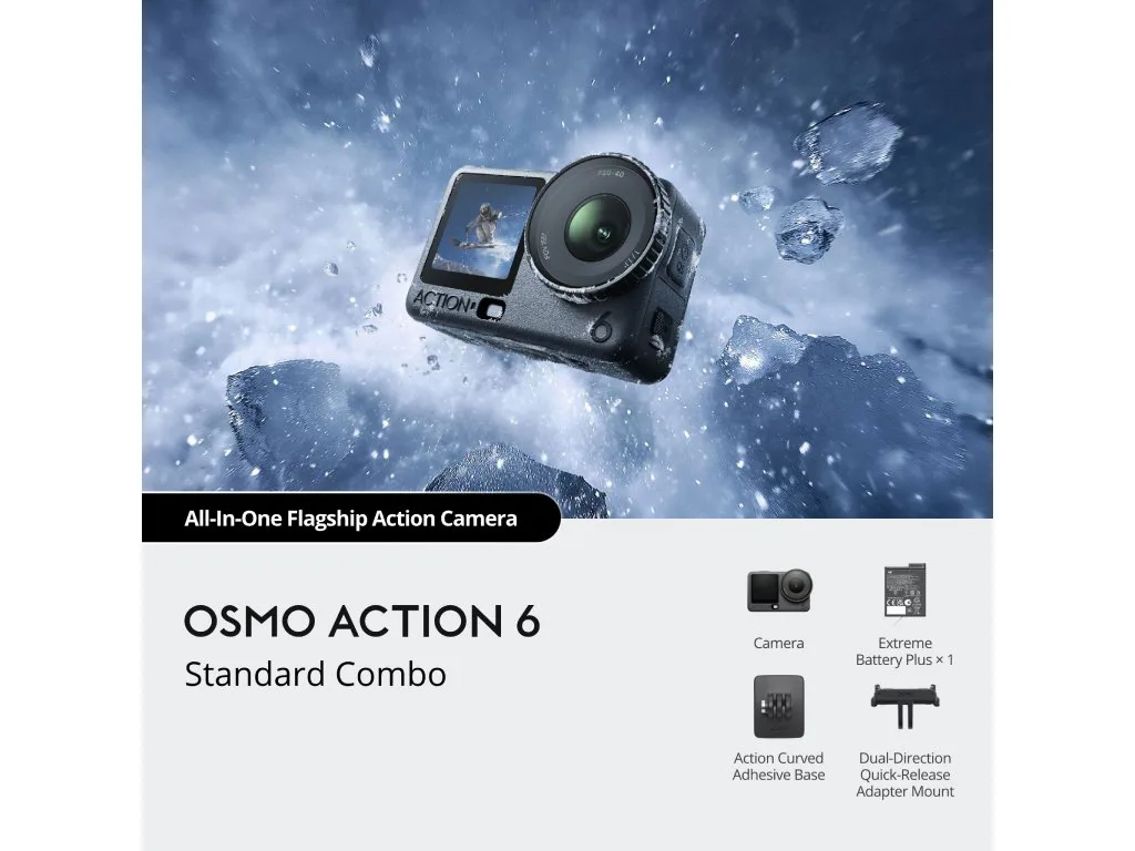 DJI Osmo Action 6 SC5% carina, trajane baterije 240min,8k/30fps video - slika 2