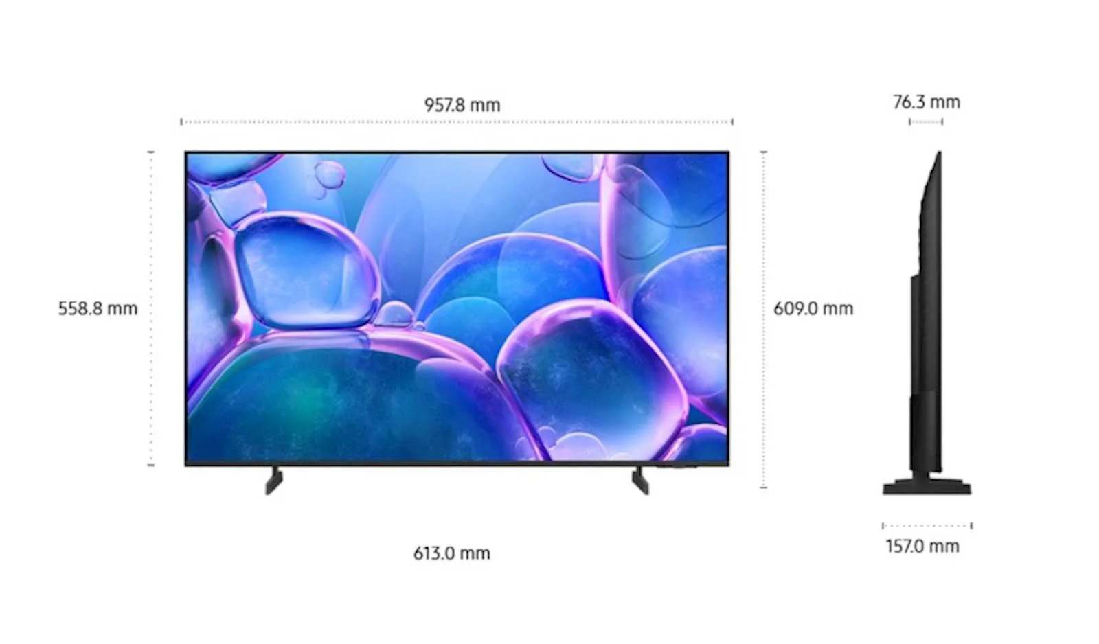 TV SAMSUNG Crystal UHD 4K  43" U7022F - slika 5