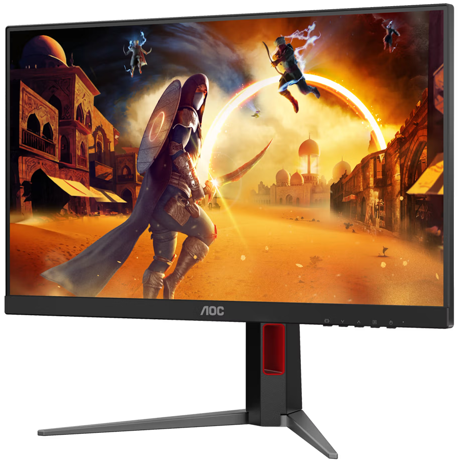 AOC Monitor Gaming 24G4HA, 24" (23.8" viewable), Fast IPS, FHD (1920x1080), 200Hz, 0.5ms MPRT (1ms GtG), 300 cd/m2, 1000:1, Adaptive Sync, G-Sync Compatible, HDR10, 2x HDMI 2.0, 1x DP 1.4, Speakers, F - slika 3