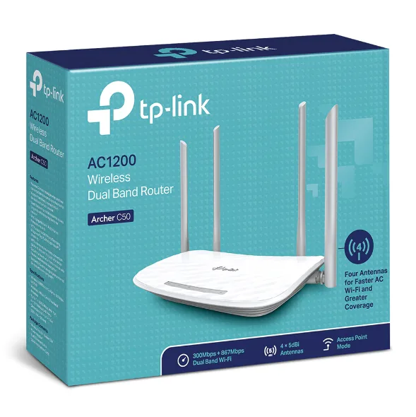 TP-Link ARCHER C50 AC1200Wireless Dual Band Router - slika 2