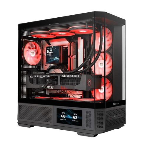 Thermaltake View 370 TG ARGBMid Tower, tempered glass4xARGB fans, VGA: 420mm