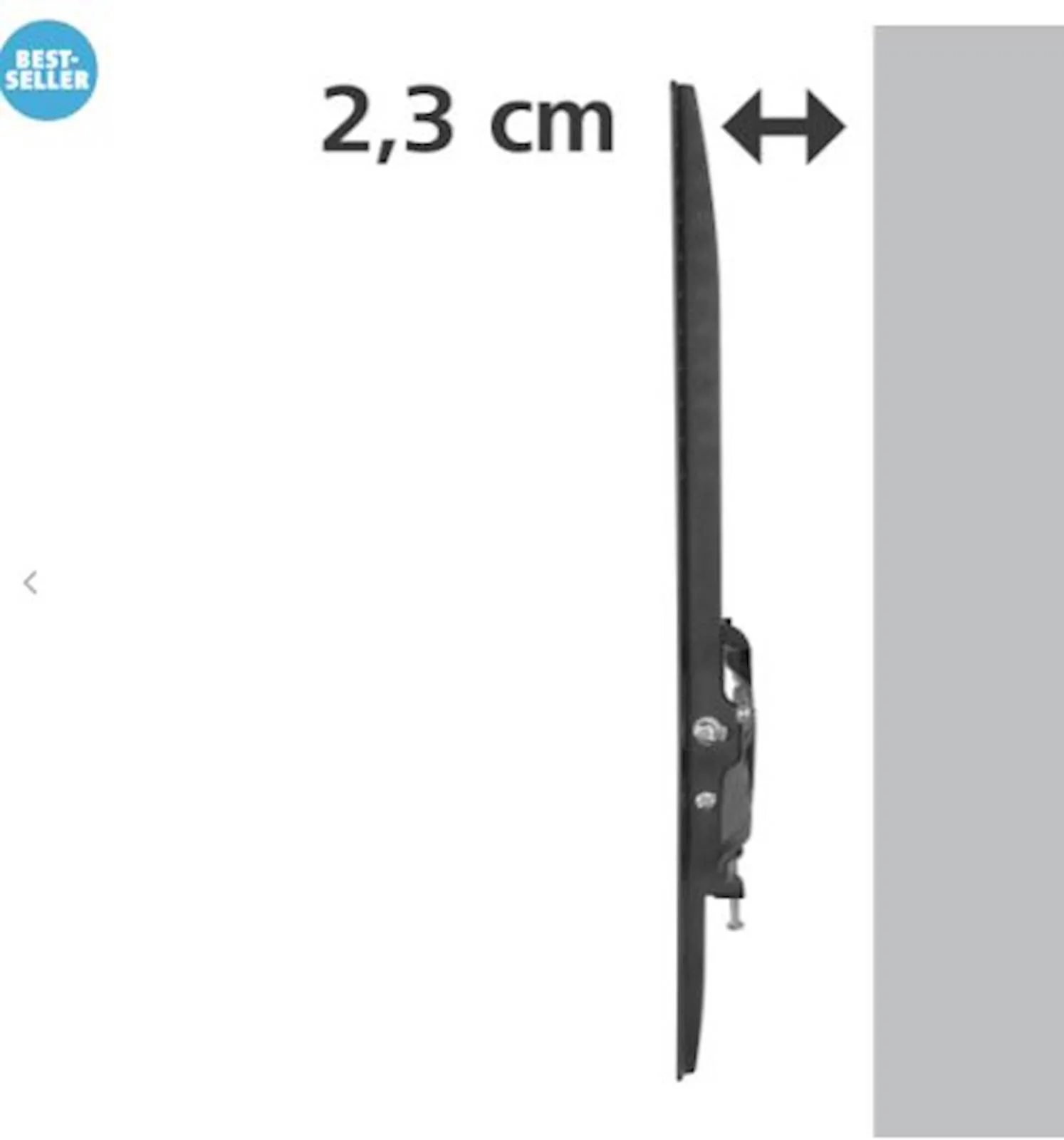 Nosač HAMA FIX za TV, od 32 do 65in, crni - slika 2