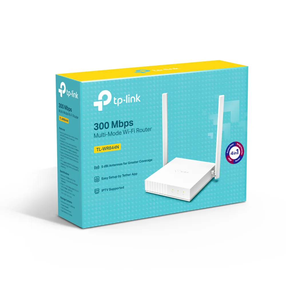 TP-Link TL-WR844N 300 MbpsMulti-Mode Wi-Fi Router - slika 2
