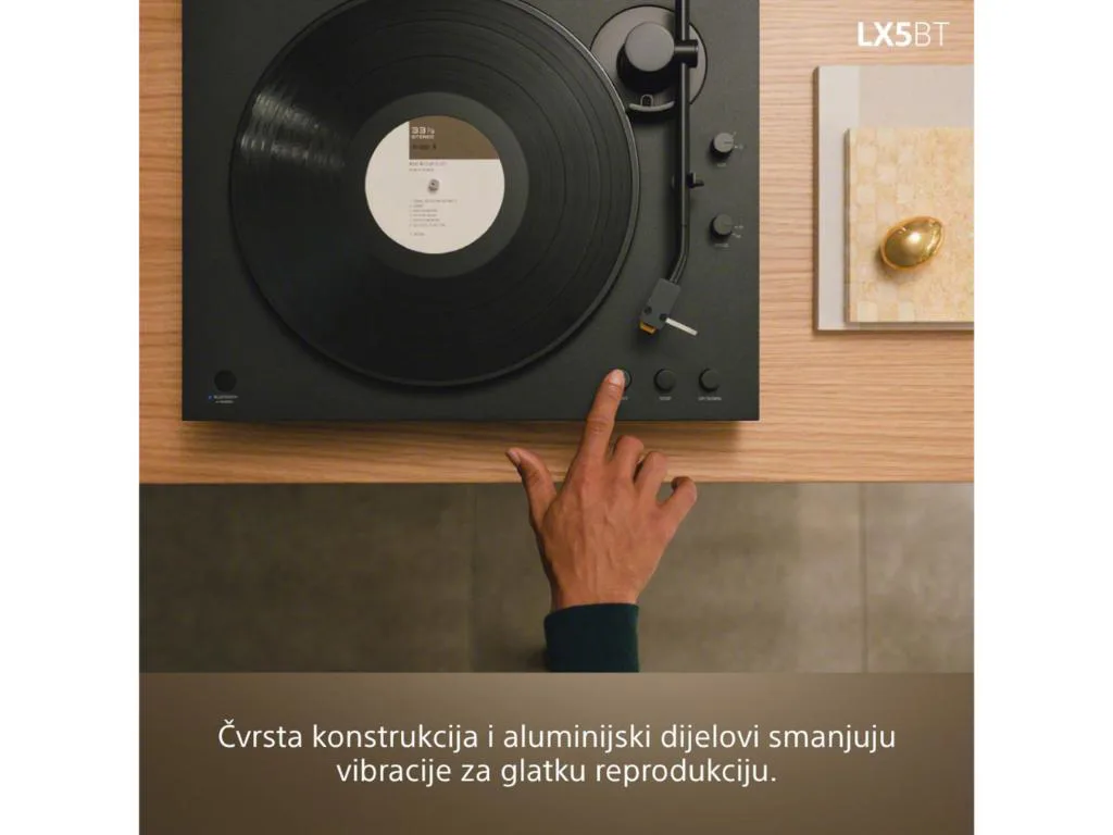 Sony Gramofon PSLX5BT;BT povezivanje; kvalitet zvuka; jednostavno koristenje; - slika 5