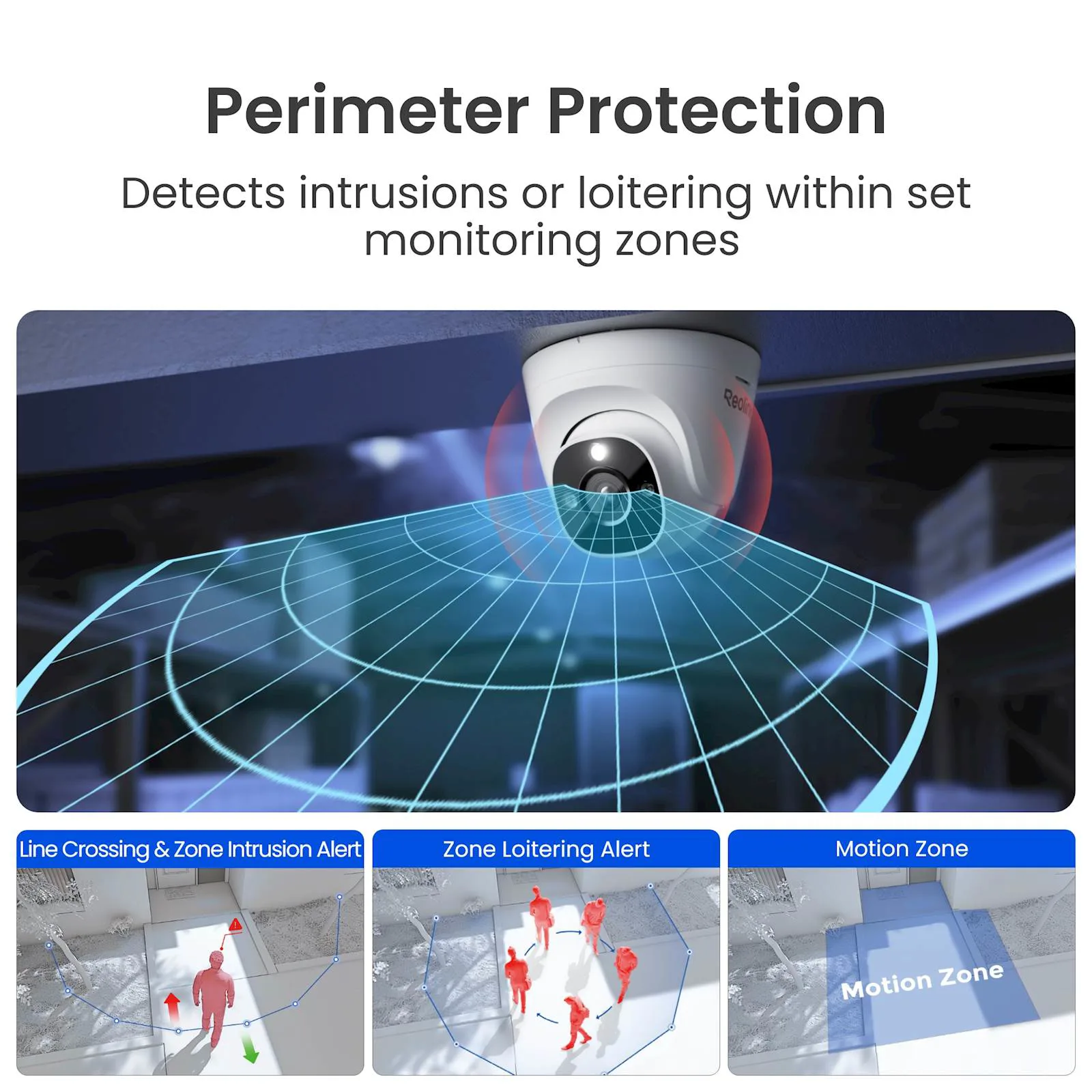 Reolink Smart IP Kamera 8MP 4K 125° Dome RP-PCT8M, IR 30m, POE, AI video - slika 8