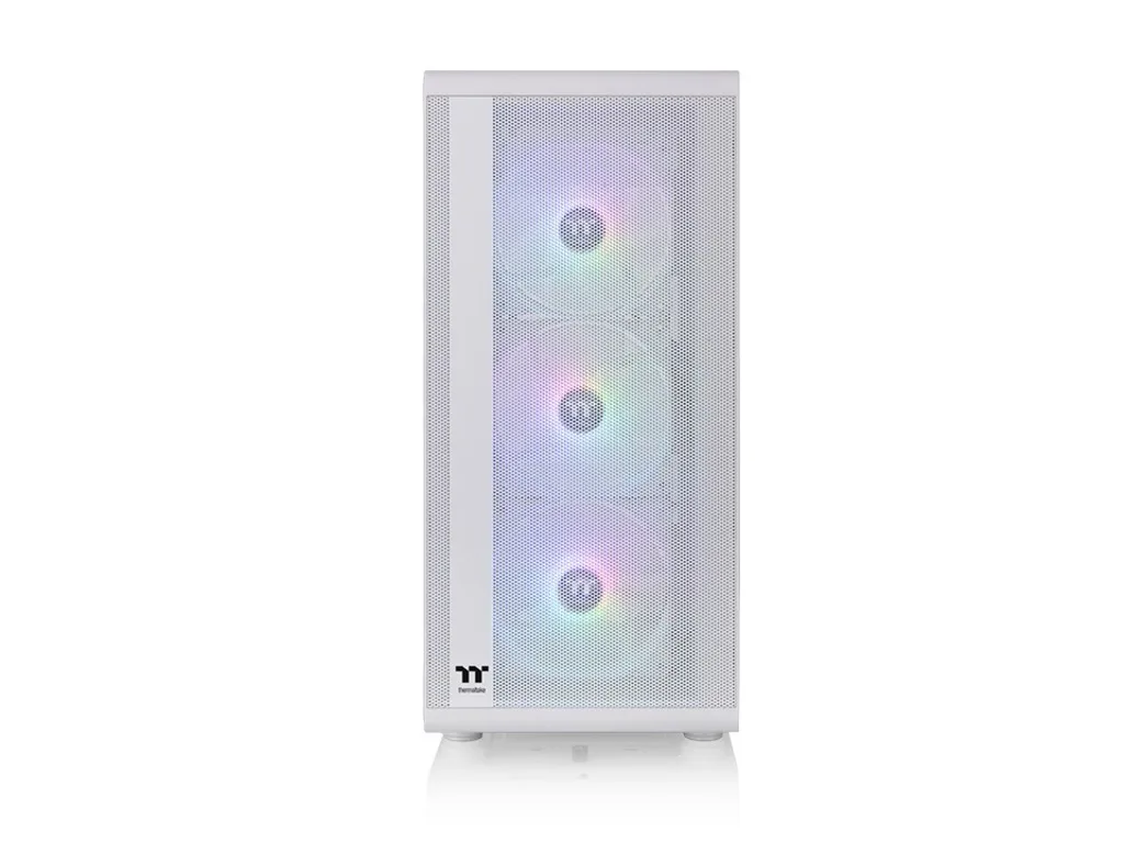 Thermaltake S200 TG ARGB Snow Mid tower, 3x ARGB 120mm Lite front fans - slika 2