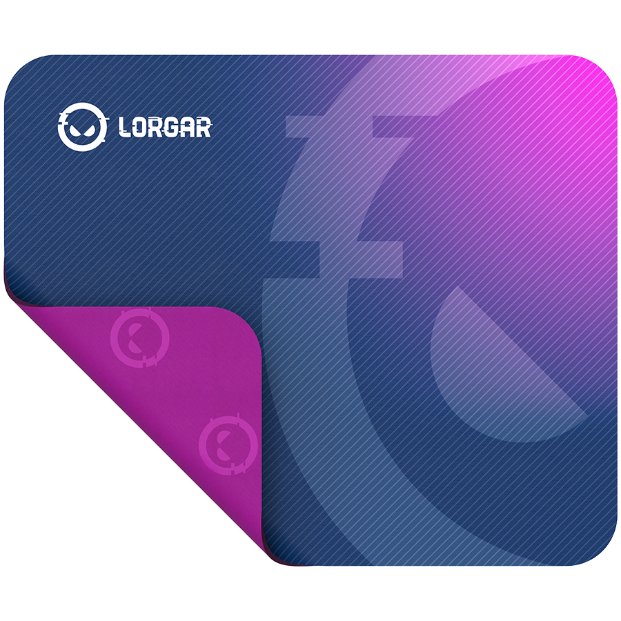 Lorgar Main 133, Gaming mouse pad, High-speed surface, Purple anti-slip rubber base, size: 360mm x 300mm x 3mm, weight 0.2kg - slika 3