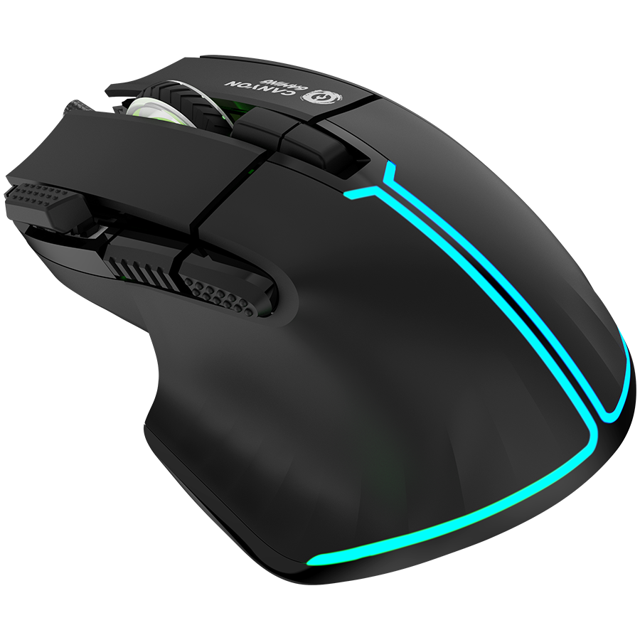 CANYON mouse Fortnax GM-636 RGB 9buttons Wired Black - slika 2