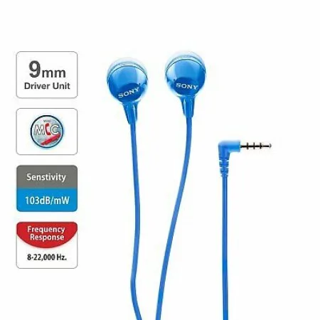 Sony slušalice EX15 plaveIn-Ear BlueSmartphone Mic and Control - slika 5