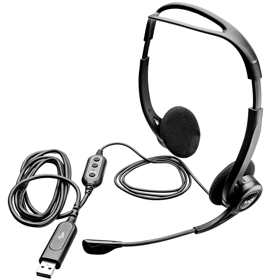 Logitech Slušalice sa mikrofonom PC960 USB - slika 4