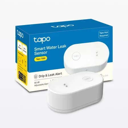 TP-Link Tapo T300 Smart Water Leak Sensor, 868 MHz, 2 x AAA Battery, Tapo Hub Required, Dripping and Leaking Detection, 90dB Alarm Audio, Mute and Volume Control, Weatherproof (IP67), Smart Action, Ta - slika 4