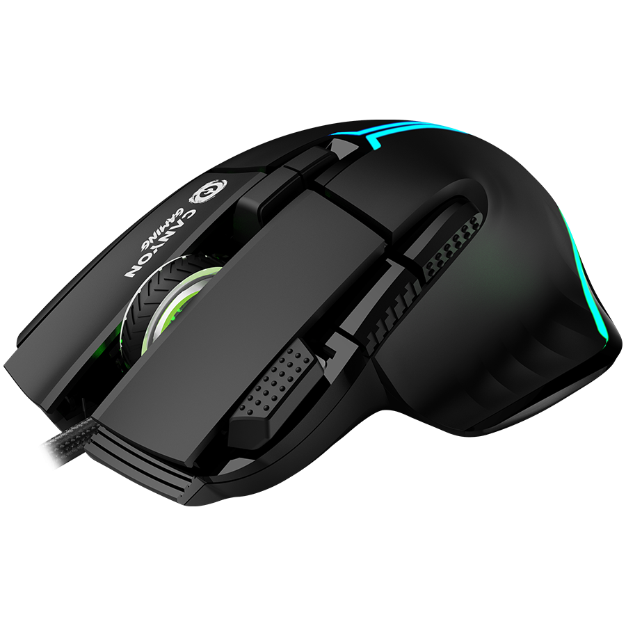CANYON mouse Fortnax GM-636 RGB 9buttons Wired Black - slika 3