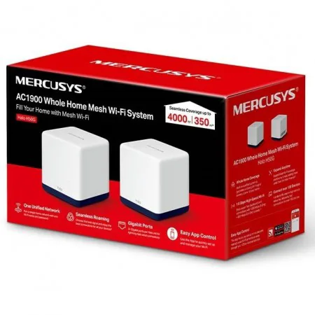 Mercusys Halo H50G (2-PACK) AC1900 Whole Home Mesh Wi-Fi System - slika 3