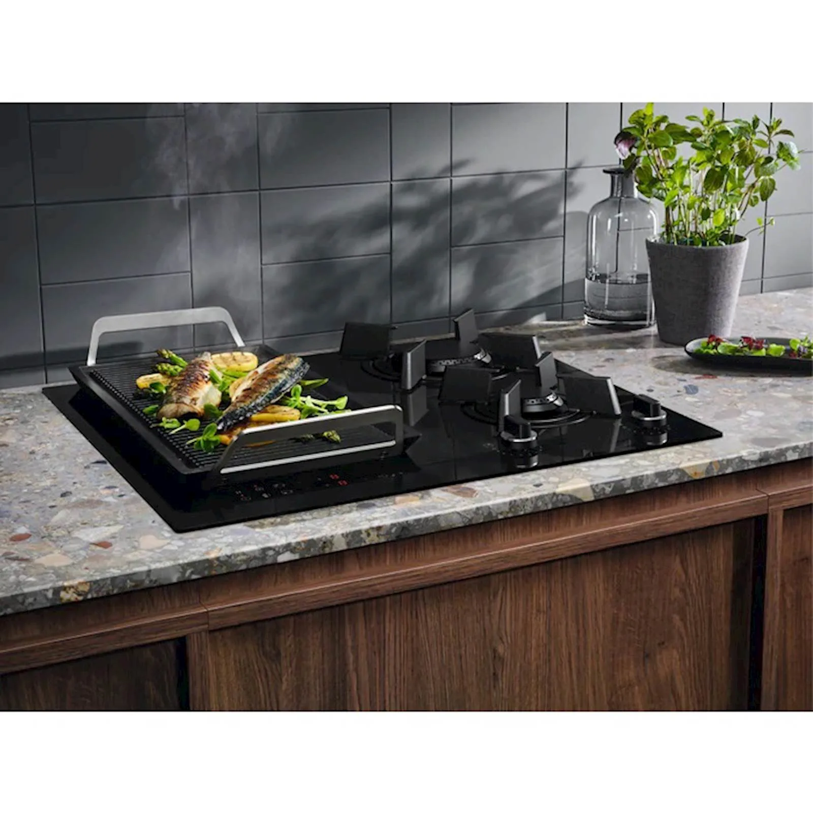 Ugradbena ploča Electrolux KDI641723K, ind. + plin - slika 3