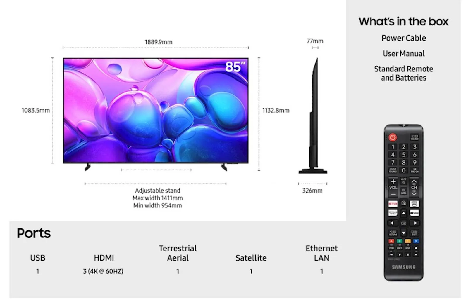 TV SAMSUNG QLED 4K Smart TV 75" Q6F - slika 8