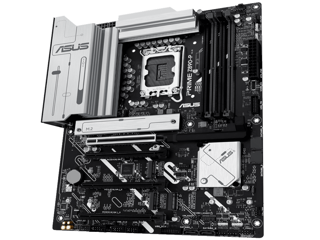 ASUS MB PRIME Z890-P LGA 1851, 4x DDR5, 4x M.2, 1x HDMI, 1xDP, 8x USB, ATX - slika 2