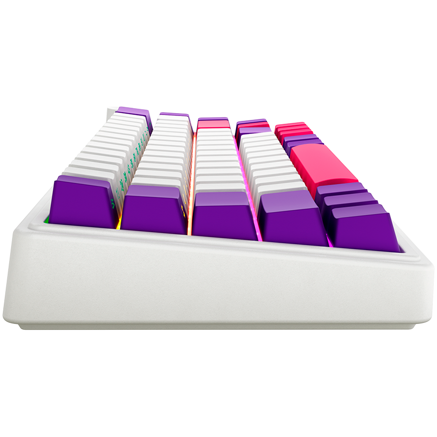 LORGAR KBP70MW, Wireless 65% Mechanical Gaming Keyboard Pro, White, EN layout - slika 4