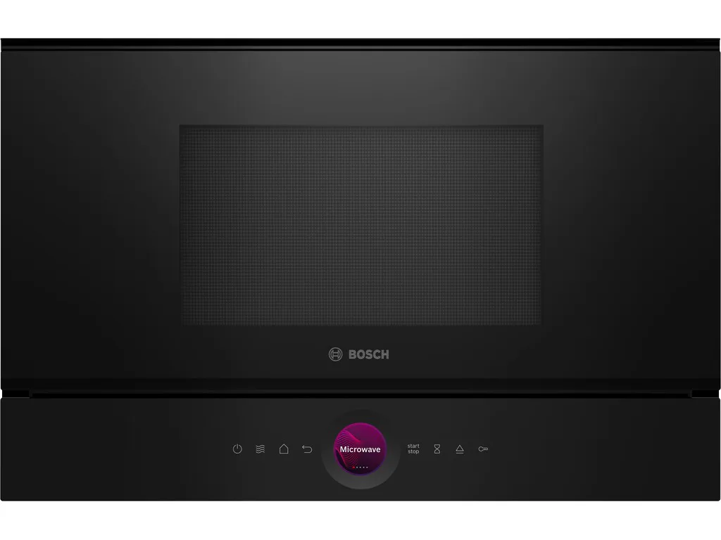 BOSCH mikrovalna Serie 8| CRNA, 900W, Autopilot 7, 21L, Desno otvaranje, GB