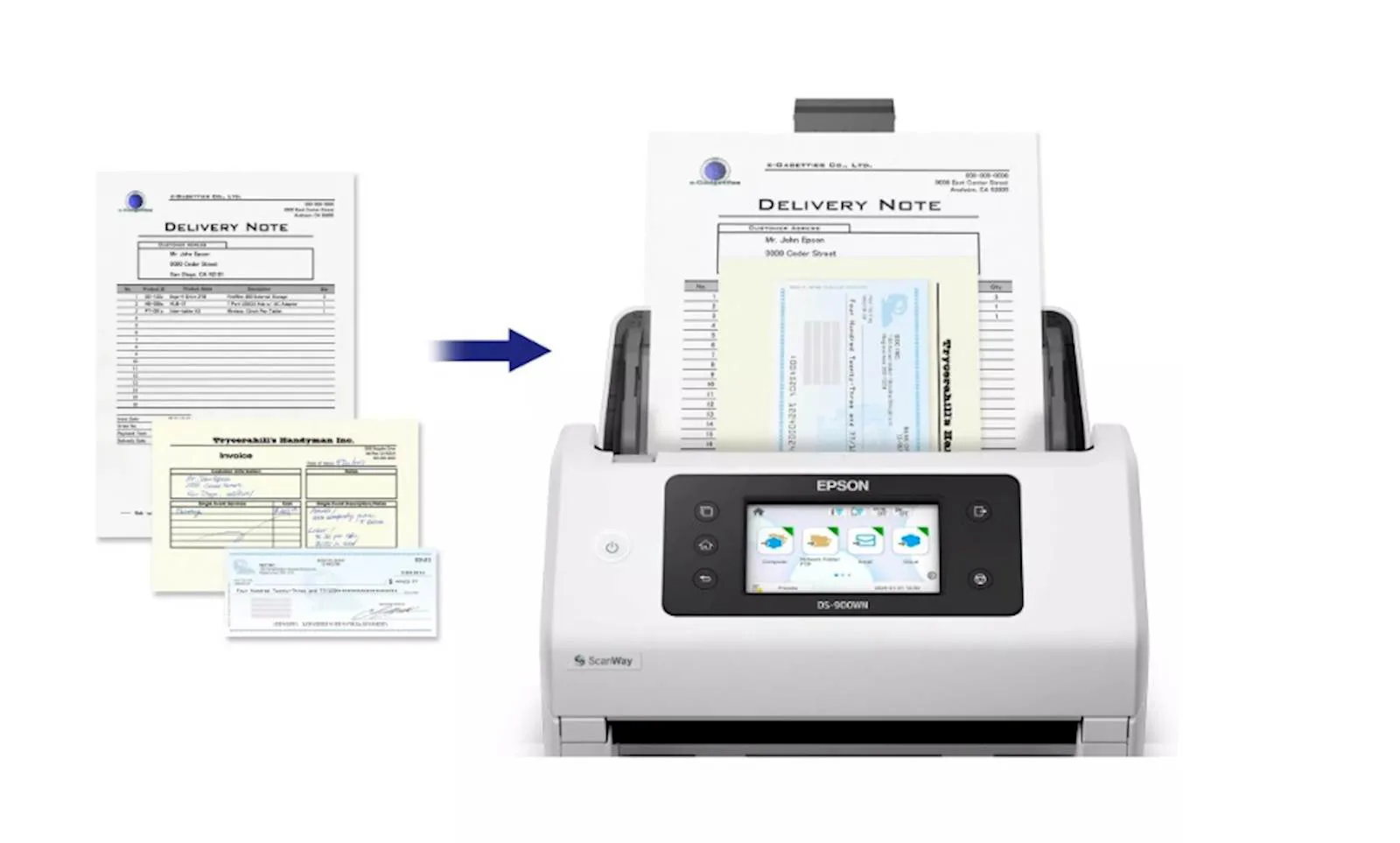 Skener EPSON WorkForce DS-900WN - slika 4