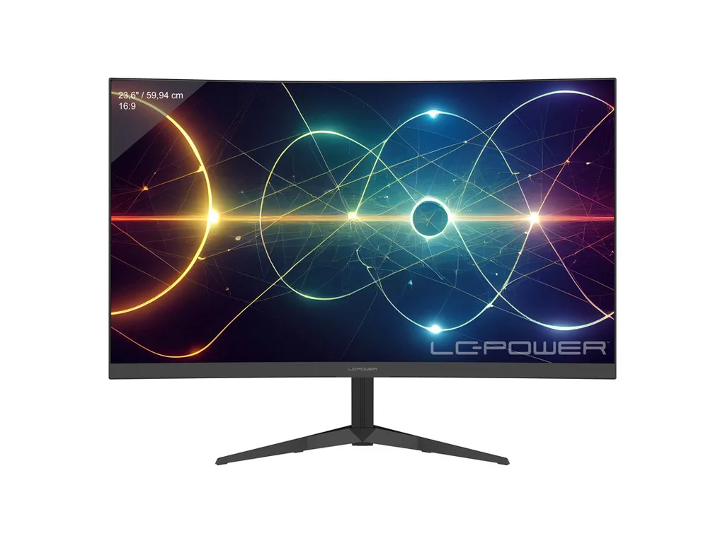 LC-Power Gaming Monitor 23,6"Curved, VA Panel, FHD, 165Hz,1920x1080, 2xHDMI, 2x DP, Audio out - slika 5