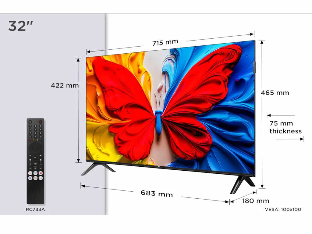 TCL 32"S5K FHD QLED TV60 Hz HDR 10 Android TV;Dolby Digital Plus - slika 3