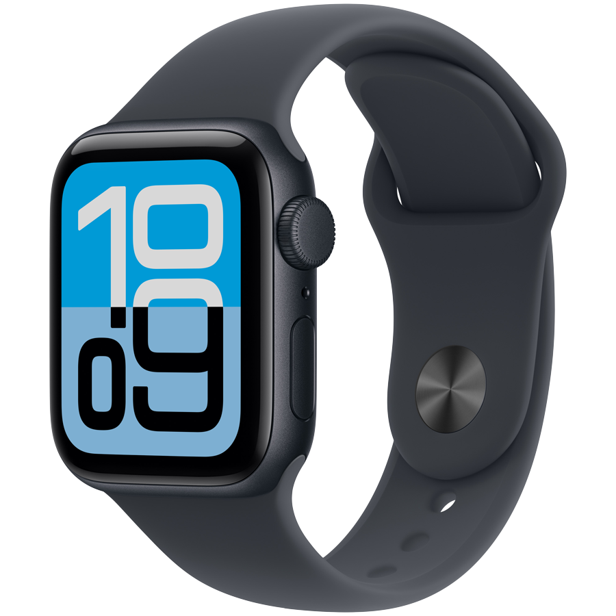 Apple Watch SE 3 GPS 40mm Midnight Aluminium Case with Midnight Sport Band - S/M,Model A3324