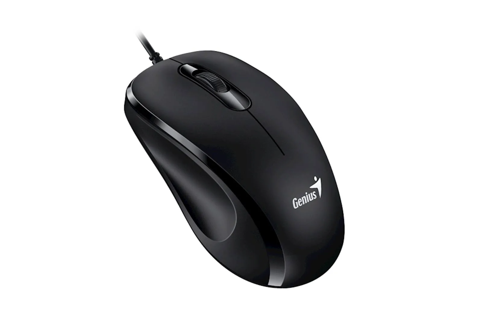 Genius miš DX-101 crni USB, optički, 1200 DPI, 1.5m, 3 tipke, 83g - slika 2