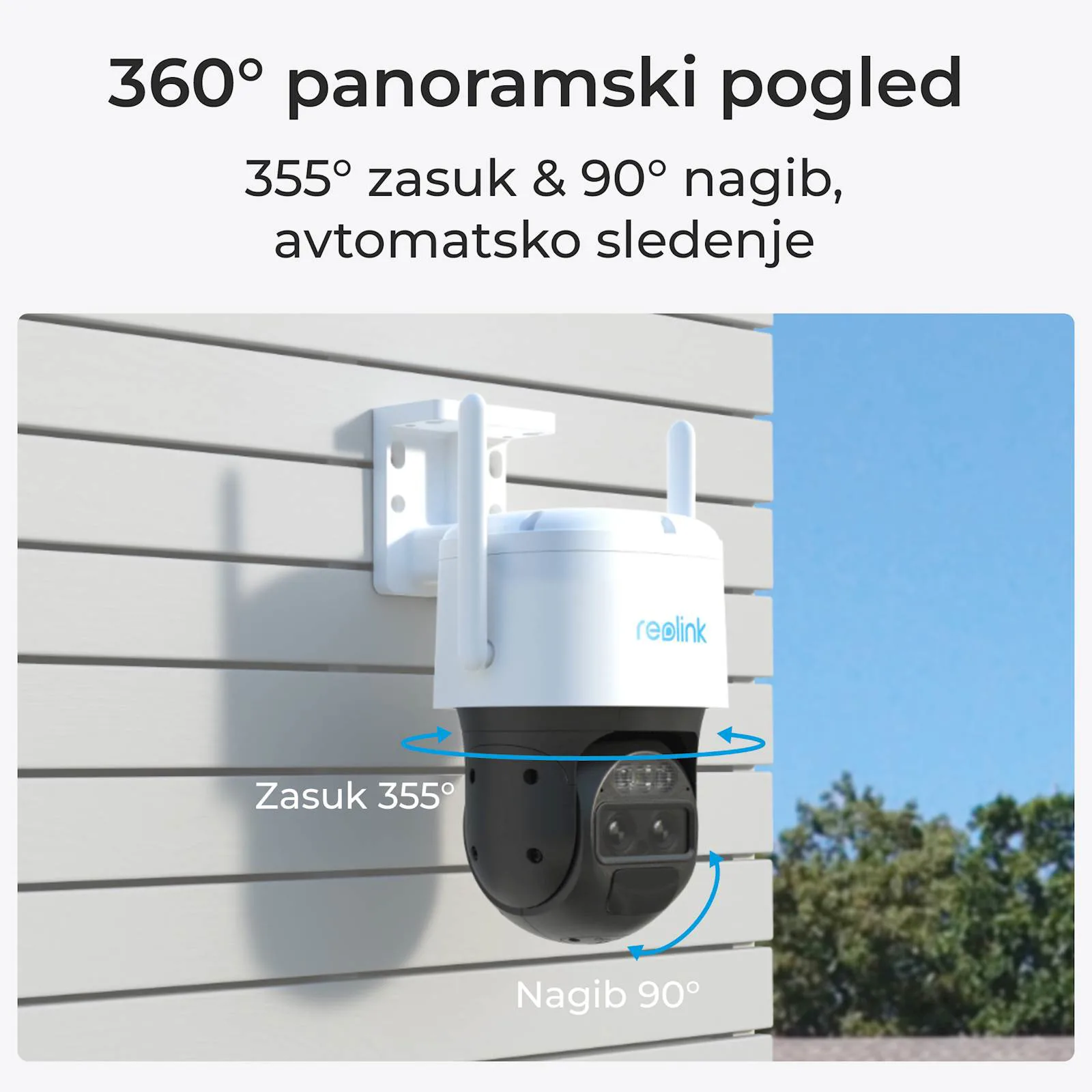 Reolink IP Kamera Trackmix Serija G770 4K, 8MP, 4G LTE, Baterijska - slika 2