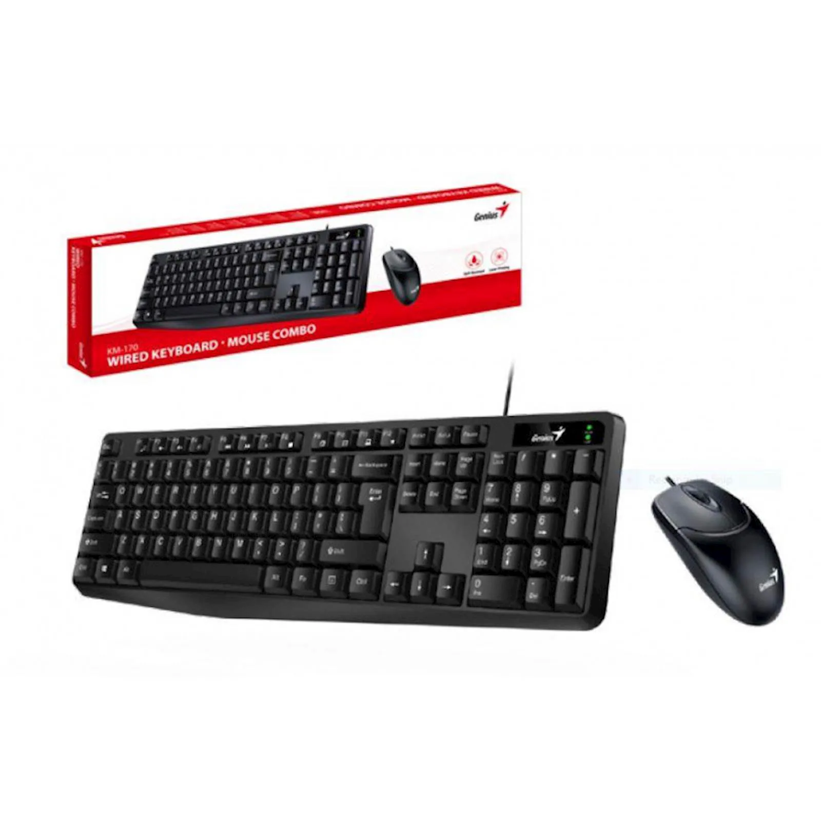 Genius KM-170  tastatura+miš USB veza - slika 2
