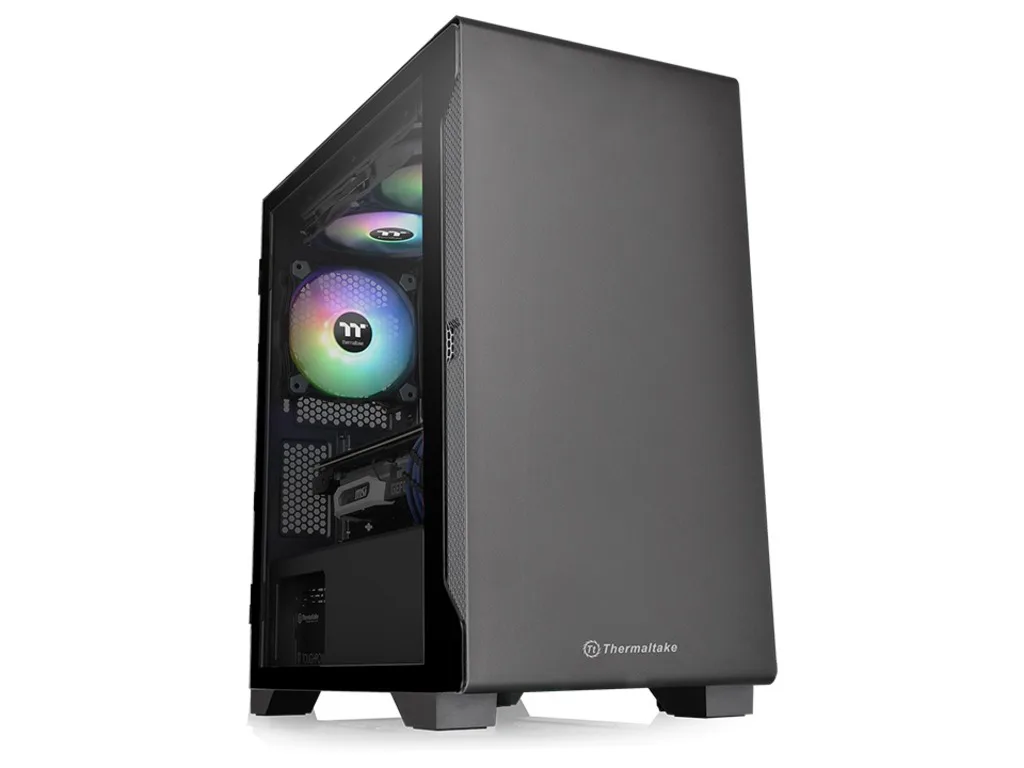 Thermaltake S100 TG Micro case tempered glass, 1x 120mm fan - slika 3