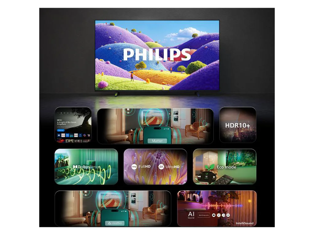 Philips 55''PUS7001 4K Titanzvuk 20W; HDMI 2.1;panel 60HZ; Pixel Precise Ultra HD - slika 2