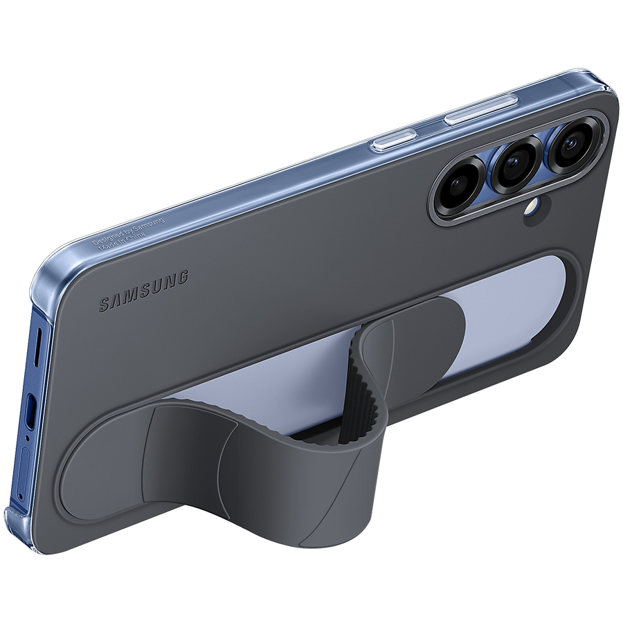 Samsung Galaxy S25+ Standing Grip Case Black - slika 3