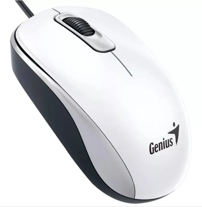 Genius miš DX-110 USB bijeli 1.000 DPI, USB veza,3 tipke, 1.5 m kabal - slika 3