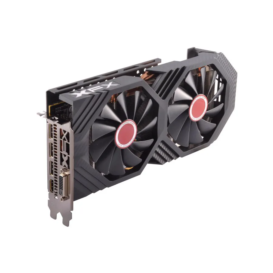XFX Video Card AMD Radeon RX 580 GTS 8GB XXX Ed. OC 1366 Mhz GDDR5 8GB/256bit Dynamic 22 Blade fan  3X DP HDMI DVI - slika 2