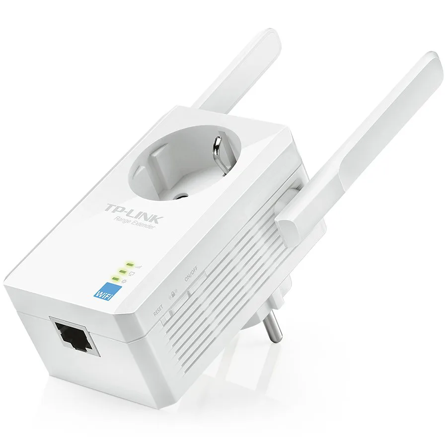 Repeater TP-Link TL-WA860RE, 300Mbps Wireless N Wall Plugged Range Extender with AC Passthrough, QCA(Atheros), 2T2R, 2.4GHz, 802.11n/g/b, Ranger Extender button, Range extender mode, with 2 fixed Ante - slika 8