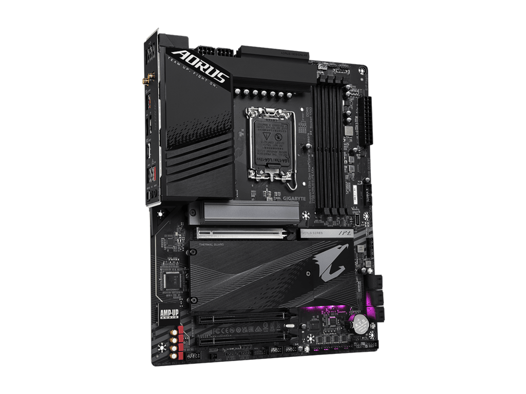 Gigabyte MB Z790 AORUS ELIT AXLGA1700; 4xDDR5; 4xM.2; 6xSATA10xUSB; HDMI, DP; WIFI; ATX - slika 2