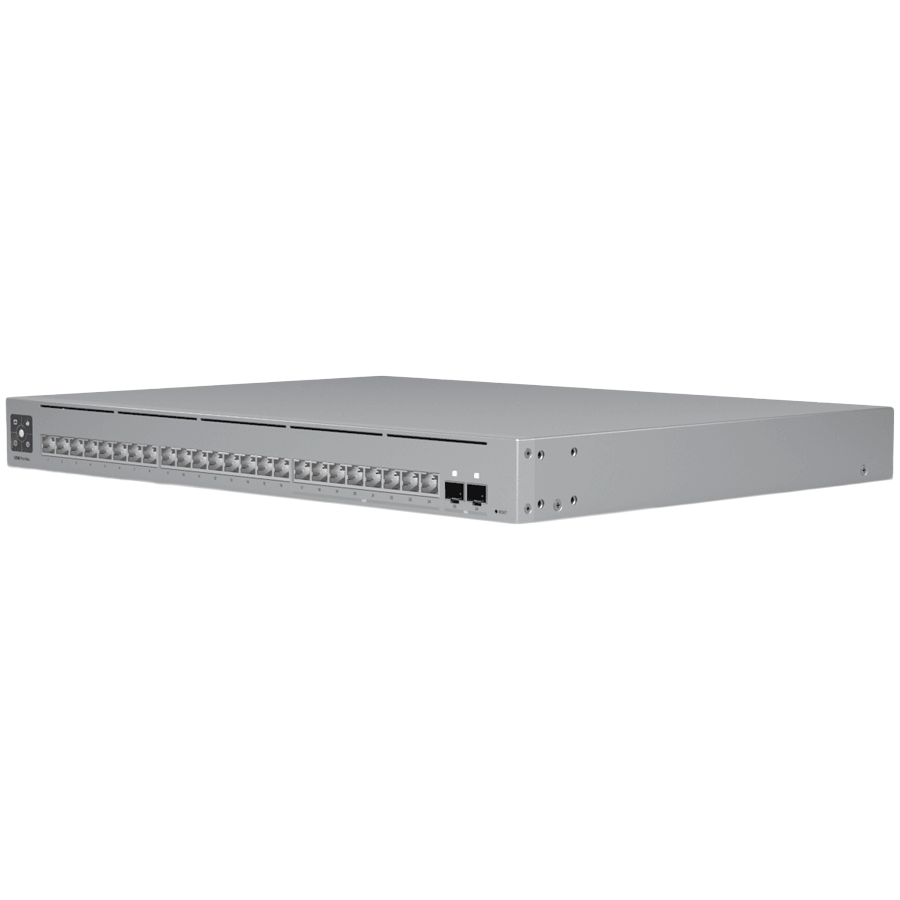 Ubiquiti 24-port, Layer 3 Etherlighting switch with 2.5 GbE, 8x 2.5 GbE RJ45 ports, 16x GbE RJ45 ports, 2x 10G SFP+ ports - slika 2