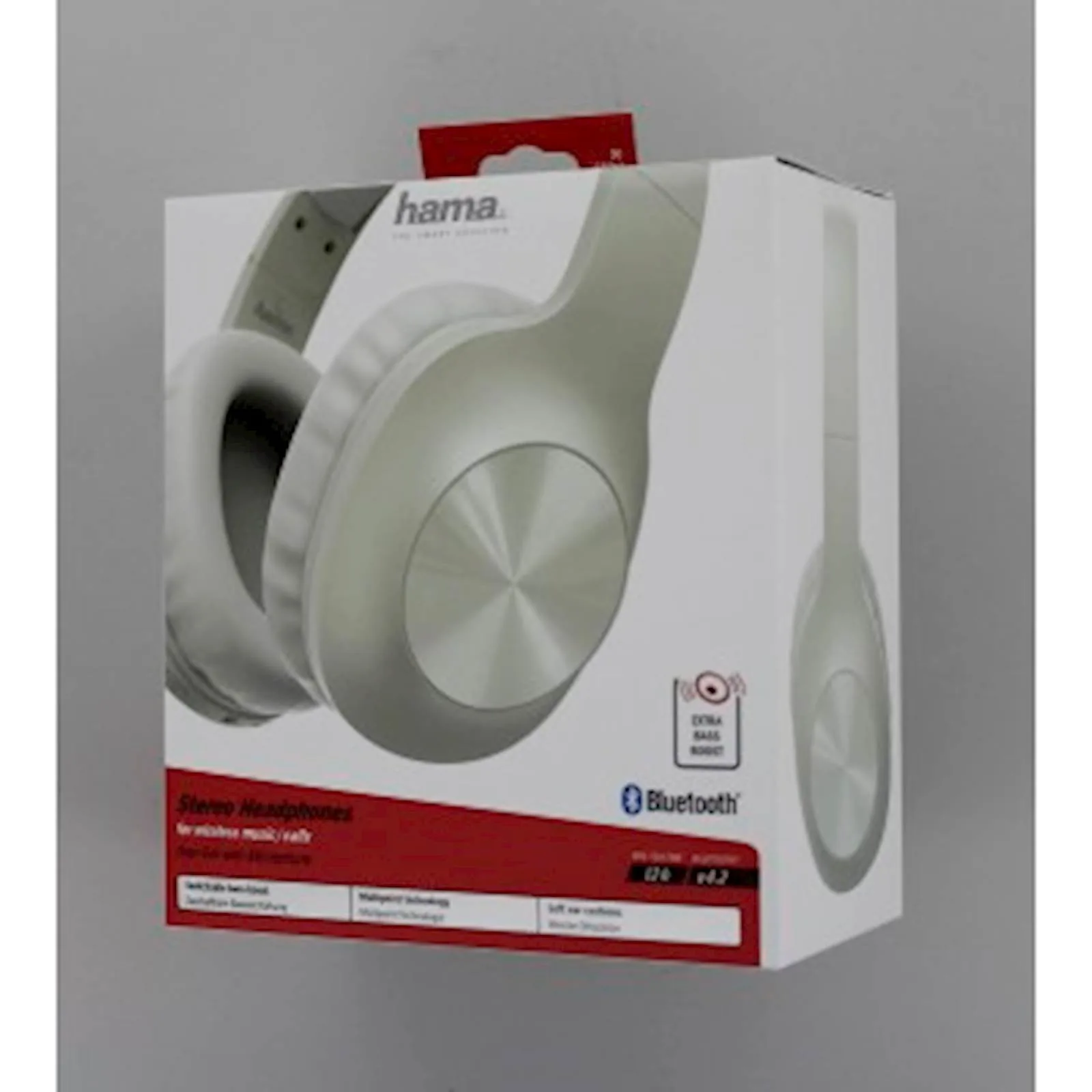 SLUŠALICE HAMA CALYPSO BLUETOOTH, BASS BOOSTER BIJELE - slika 3