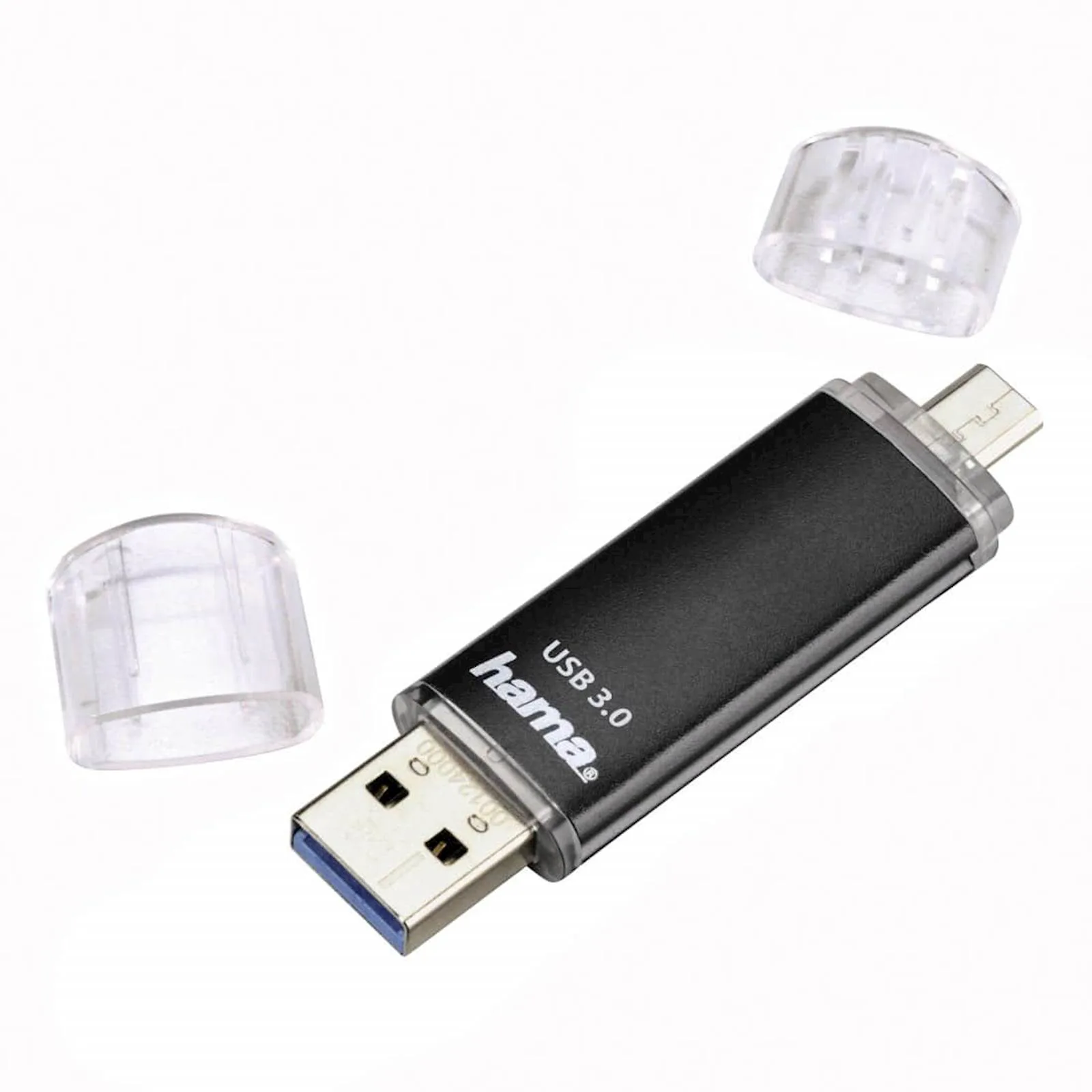 HAMA LAETA TWIN USB 3.0 64GB, 40MB/s, crni - slika 2