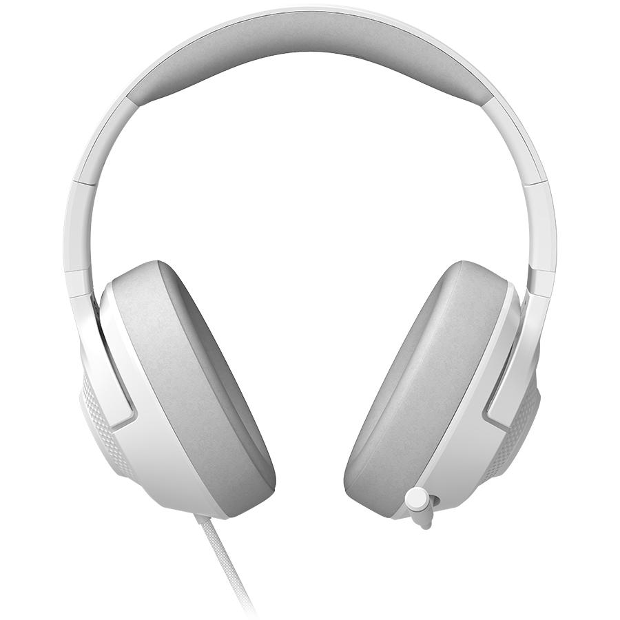 LORGAR Noah 101, Gaming headset with microphone, 3.5mm jack connection, cable length 2m, foldable design, PU leather ear pads, size: 185*195*80mm, 0.245kg, white - slika 4