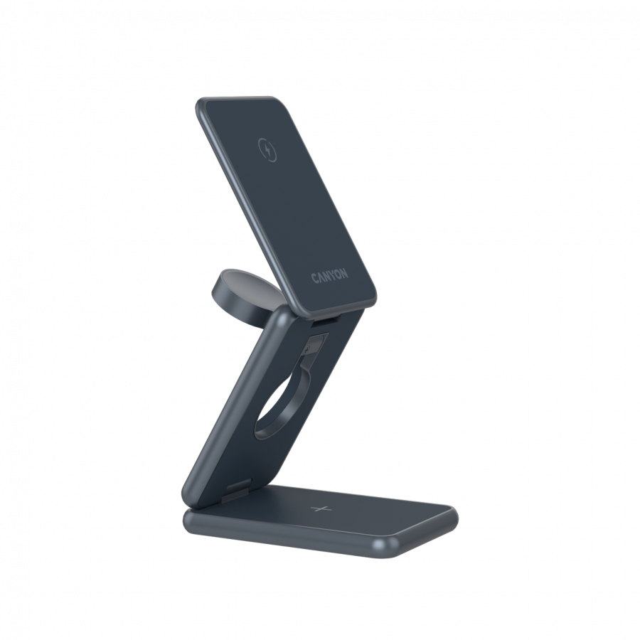 CANYON Foldable wireless charger OnCharge 309 15W 3in1 Metal - slika 3