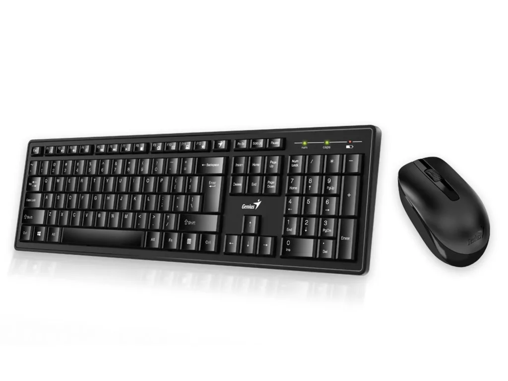 Genius KM-8200 tastatura+miš wireless set, dual-color, crno-siva boja, BH/HR/SRB layout - slika 2