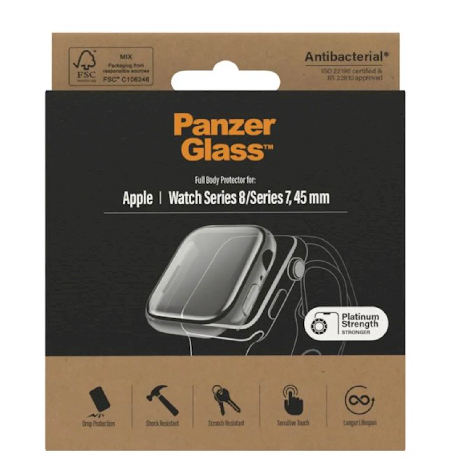 Zaštitni okvir PanzerGlass Apple watch 8/7 45mm - slika 3