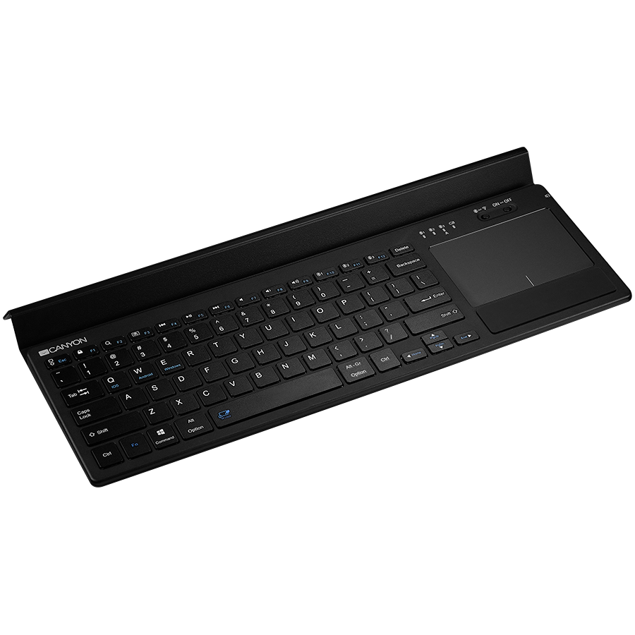 CANYON keyboard HBTK7 EN Touch Wireless  Black - slika 2