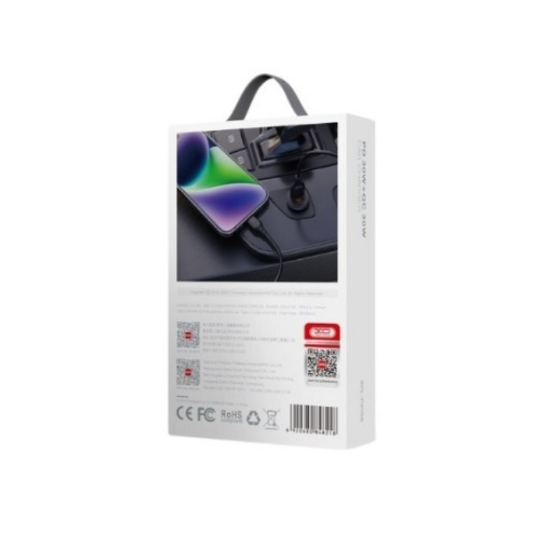 Auto punjac XO CC56 30W USB+Type C glava - slika 2
