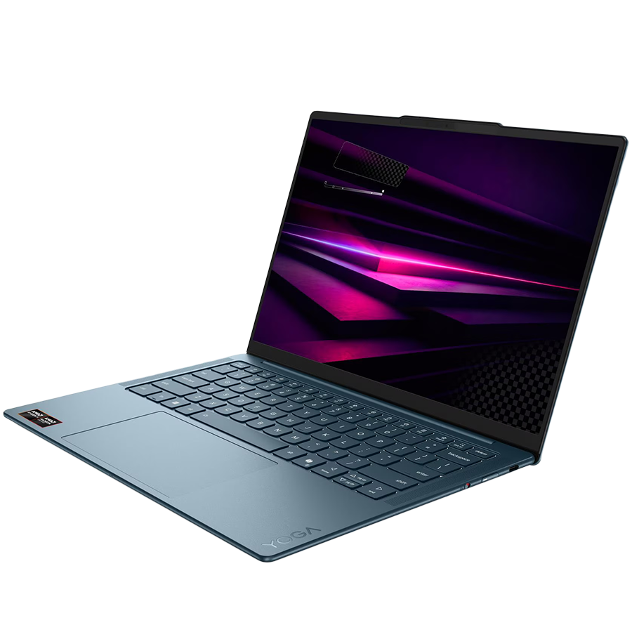 LENOVO YOGA 7 14AGP11 14" OLED TOUCH, AMD Ryzen AI 5 435, 16GB DDR5, 512GB SSD, USB A, 2x USB C, HDMI, WiFi 7, BT5.4, No Adapter, BH Backlit Kyb, 70Wh, No OS, Tidal Teal, 3Yr - slika 3