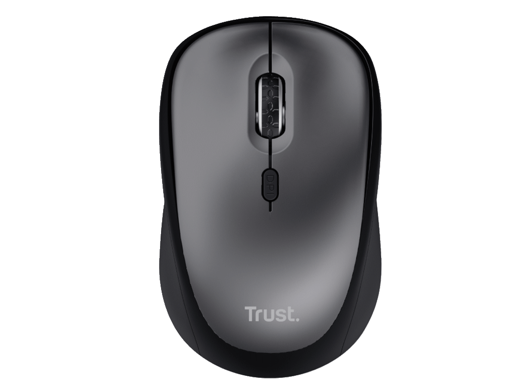 Trust Yvi+ Silent wireless miš,crni, sa tihim tipkama, 800-1600 dpi, optički, 4 tipke - slika 2