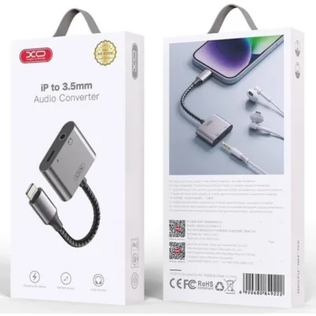 XO NB-R258B Adapter Lightning to Lightning + 3.5mm konektor - slika 2
