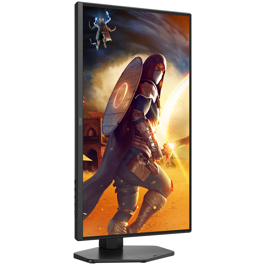 AOC MONITOR Q25G4SR, GAMING 25'', G, 300HZ, FAST IPS, 2560x1440, 0.3 MS, 80M:1, 300 CD/M, TILT, HEIGHT ADJUSTABLE, SWIVEL, PIVOT, 2X HDMI, DISPLAY PORT, 3YW, BLACK-RED - slika 7